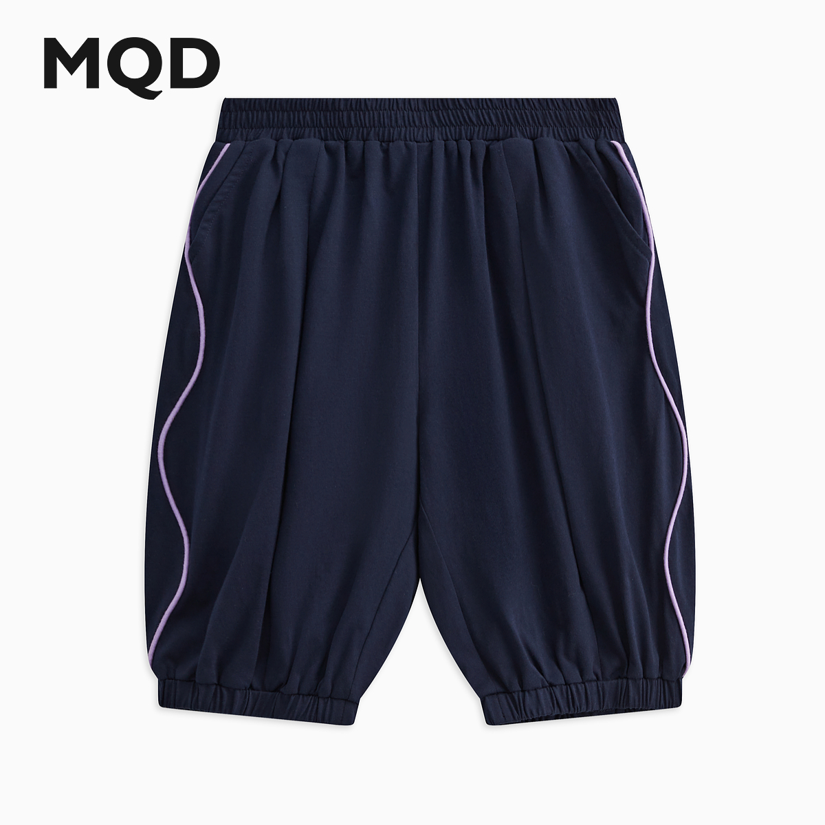 MQD百搭七分裤裤潮童装男童针织