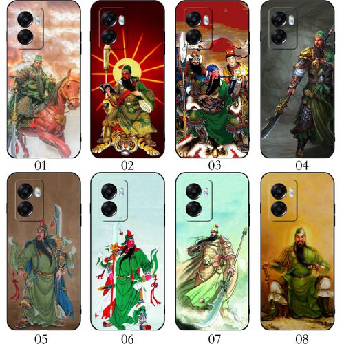 关羽武圣关公 适用 vivo S10/U5/T1x/Y53s/iQOO Z8/Z7/Neo6 SE/Z6/Y71t/11 Pro/11S/10/9/8/Y11/realm手机壳