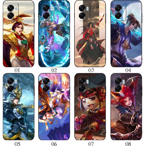 王者荣耀英雄 适用 荣耀Play8T/K9x/Play6T/OPPO Find X3/Pro/X5/OPPO K10x/K11x/Play7T/A2x/A1x/A2m手机壳