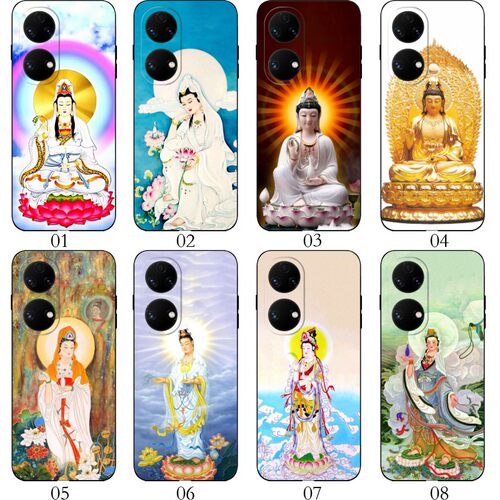 观音菩萨佛像 适用 华为 nova 8/9 SE/10 Pro/Nova13/12/11 Ultra/14/15/P50/P60/P60 Art/手机壳