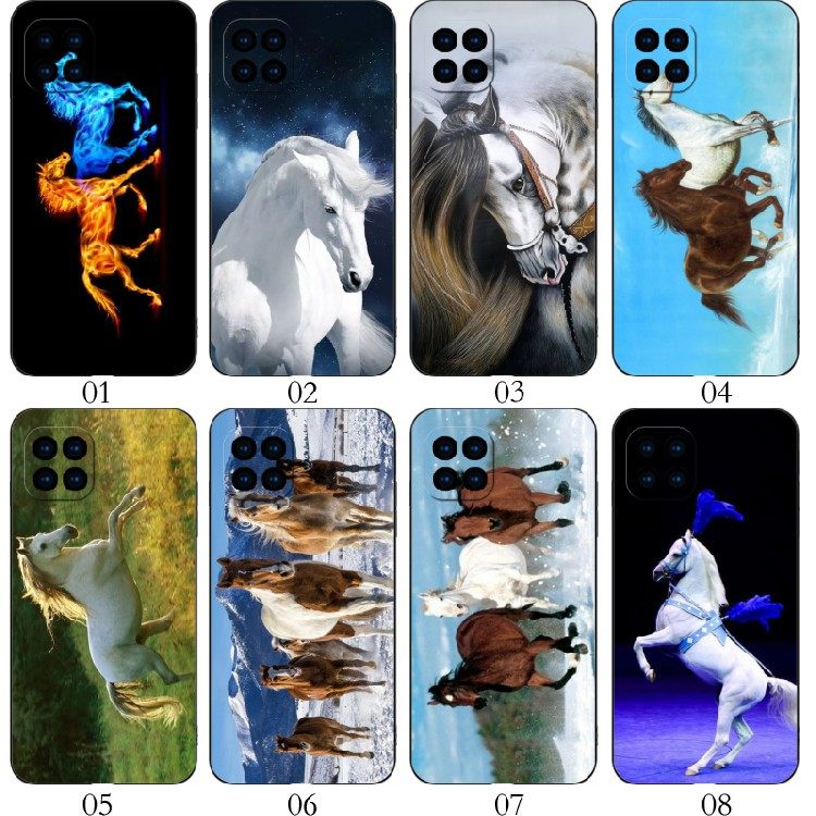 白马 骏马 适用 OPPO A92/V3/Reno4 SE/A53 5G/A15/A35/realme/V13/A72/V11/V11S/Q3/Q3i/iPhone/vivo手机壳