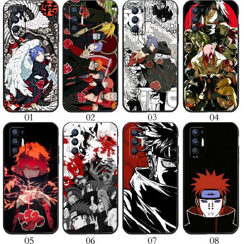 火影忍者晓 适用 iQOO Z6/U1/5 SE/Z5/Neo3/pro/Z3/Z1/Neo 5S/U1x/U3x/Z1x/小米10S/10至尊/realme x7手机壳