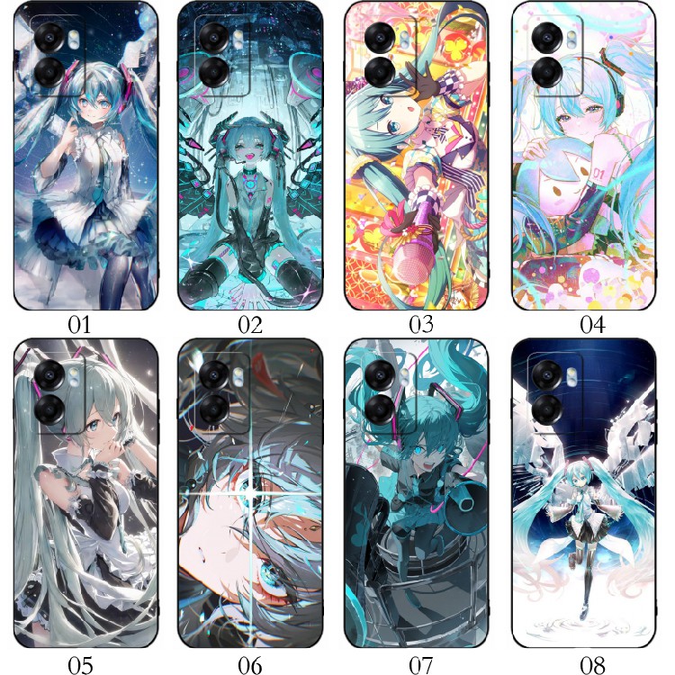 初音未来 适用 红米 Note 13 Pro/V30/12 Turbo/12R/11E/K60/realme GT Neo2/GT2/+/V23/10/Q5/Neo5手机壳