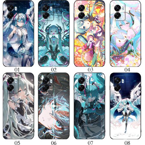 初音未来 适用 红米 Note 13 Pro/V30/12 Turbo/12R/11E/K60/realme GT Neo2/GT2/+/V23/10/Q5/Neo5手机壳