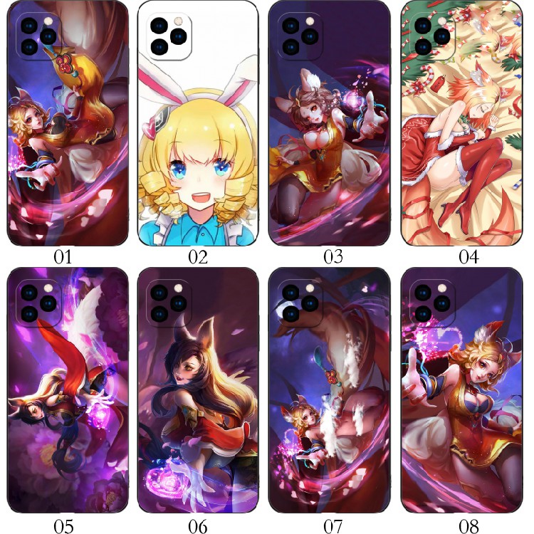 王者荣耀妲己 适用iPhone苹果 15/X/13 Pro/12 mini/11/Plus/XS/XR/14 Max/8/7/6/5/红米Note 12/12R/手机壳