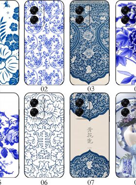 青花瓷花纹 适用OPPO K11x/K10 活力版/Pro/K10x/K9/K9s/K9x/K7/A1/A97/A57/A36/A96/A93s/A95/A35/A55手机壳