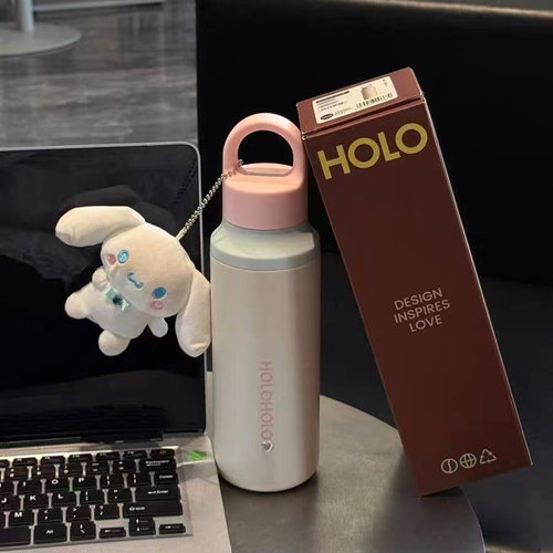 HOLOHOLO咔嗒运动水杯316L不锈钢