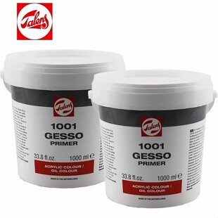 荷兰进口泰伦斯油画底料1001底涂画布石膏底料Gesso艺术家级白色