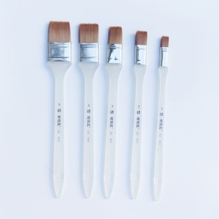 榭得堂油画刷美术刷颜料刷子2632油画笔丙烯画笔有机杆尼龙刷板刷