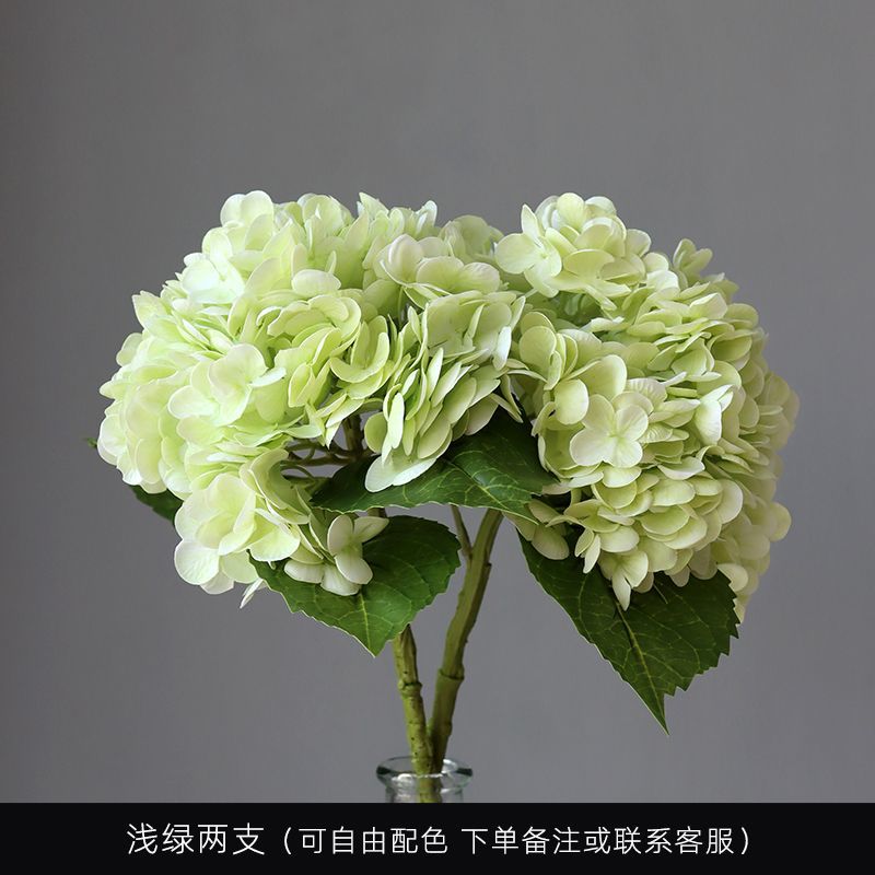 大朵保湿绣球仿真花家居餐桌摆花酒店婚礼场景布置假花花材