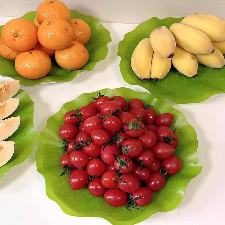 仿真芭蕉叶超大号假叶子绿叶火锅店烧烤店餐厅食物垫盘果蔬摆盘子
