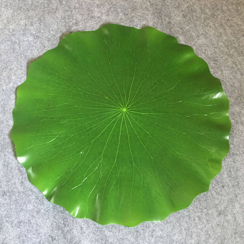 仿真胶布小荷叶 仿真植物微型景观装饰塑料小叶子仿真荷花叶子