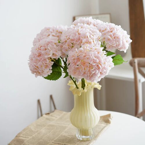 仿生绣球花仿真花轻奢花饰品摆件