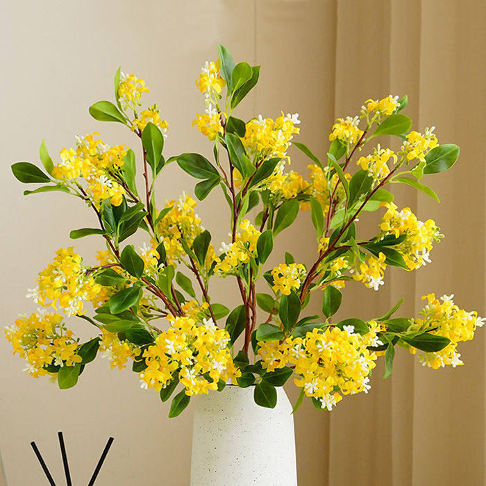 金桂花仿真花束植物千里