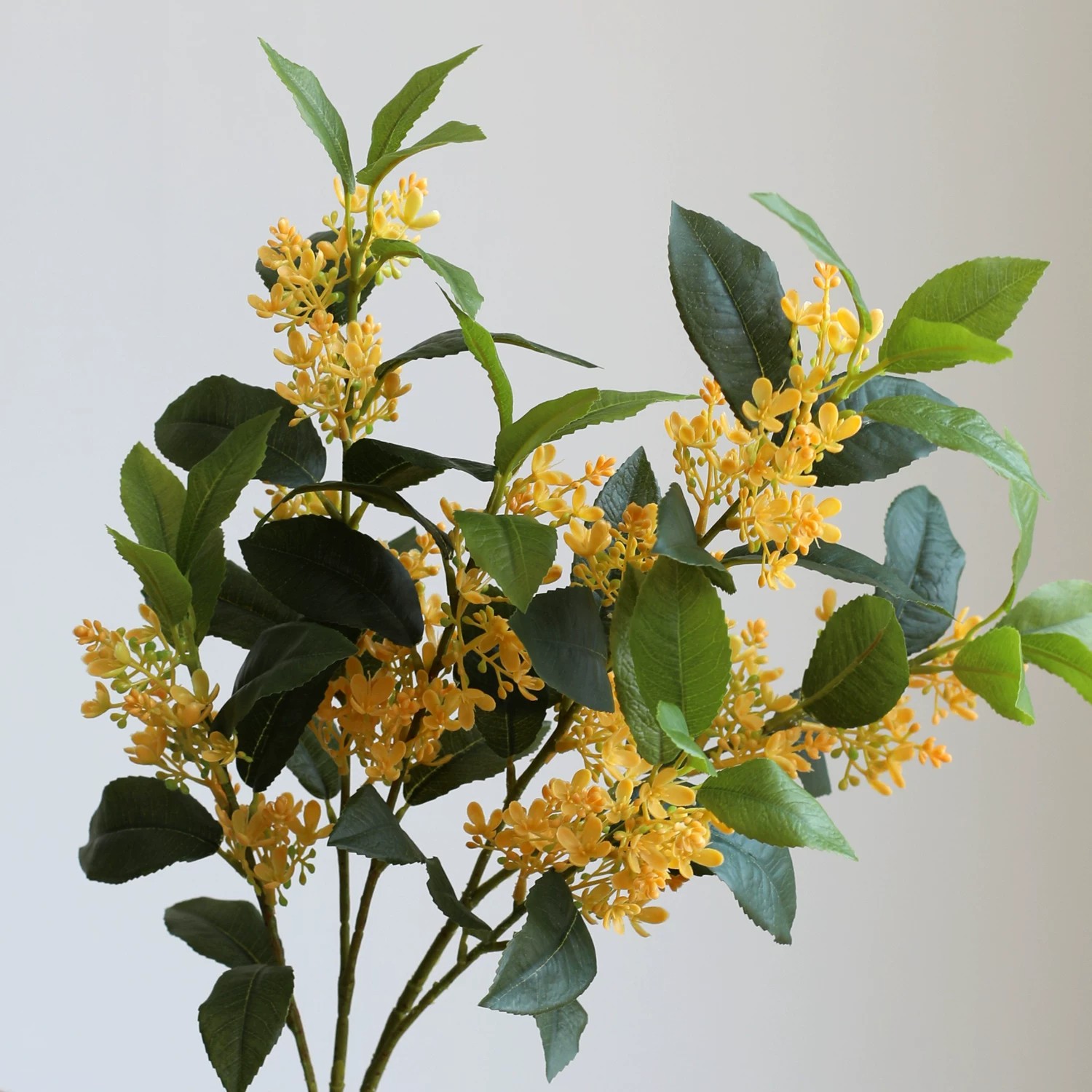 桂花枝绿植仿真花高级感逼真假花