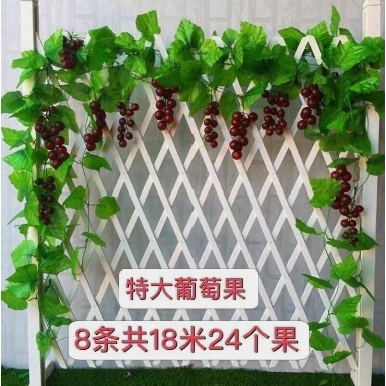 仿真葫芦藤蔓水果藤条装饰假蔬菜仿真植物葡萄叶子吊屋顶空调管道