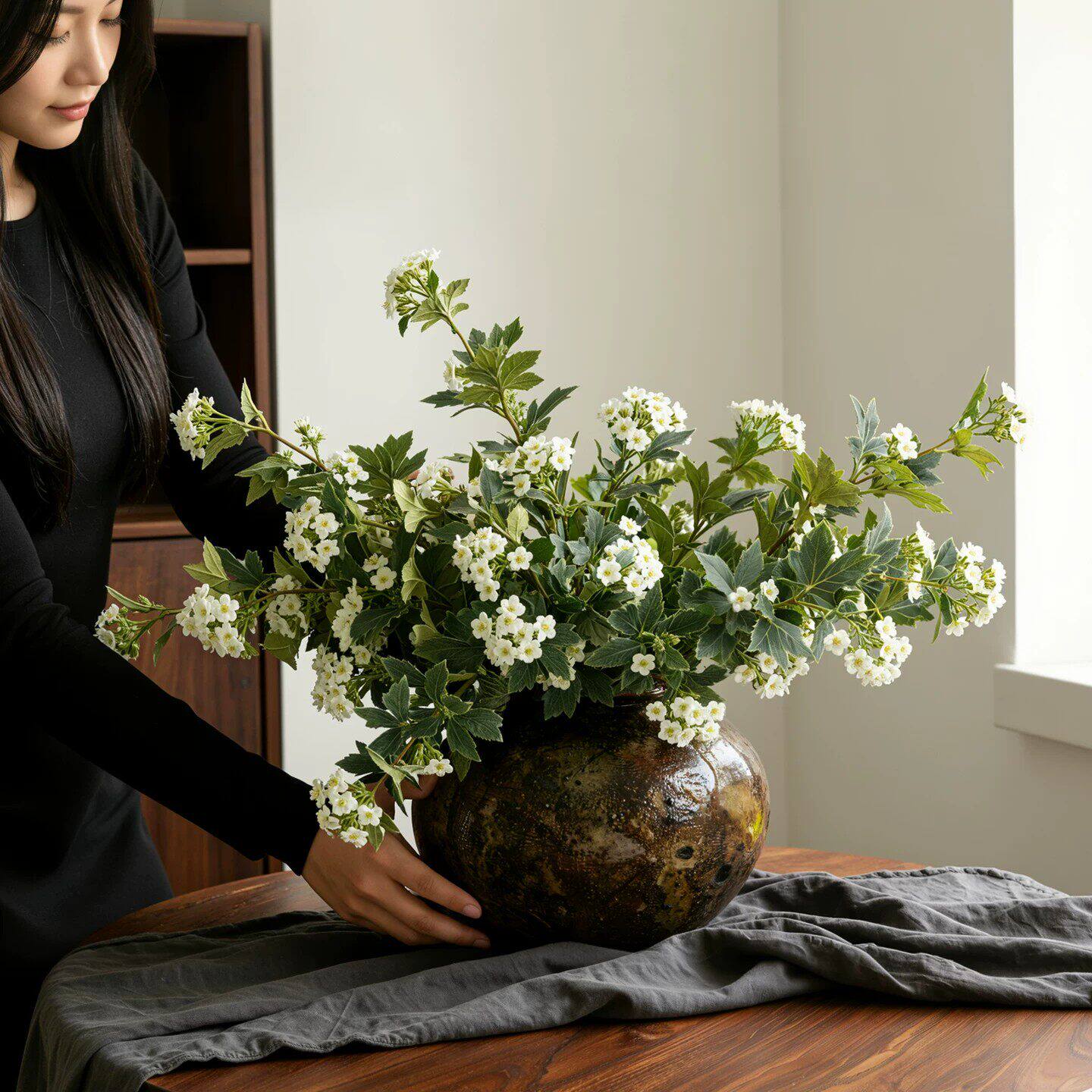 假花仿真花山野自然风高品质永生