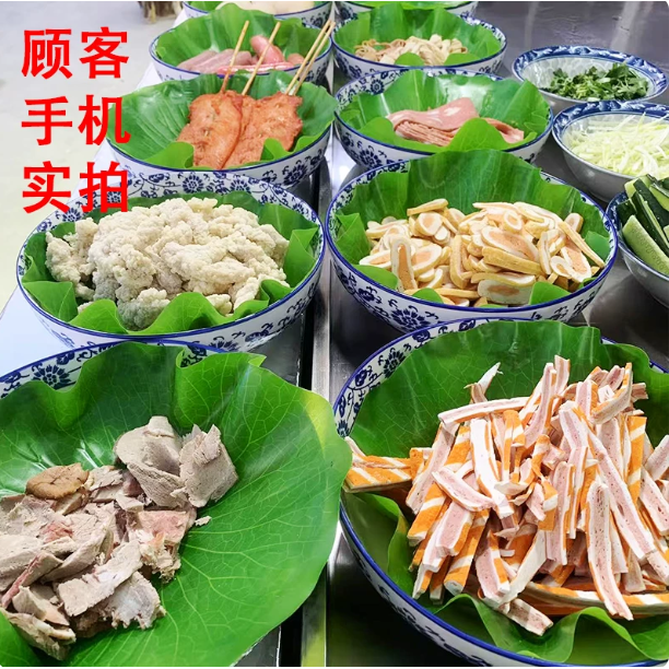 仿真生菜荷叶模型水果蔬绿叶垫片可水洗软胶酒店餐饮装饰食物道具