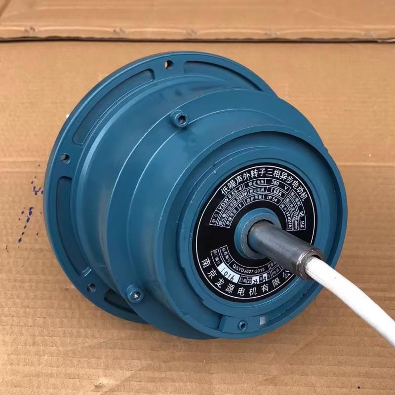 新款外转子低噪音三相异步电动机YDW 0.45 0.55-6 0.包邮