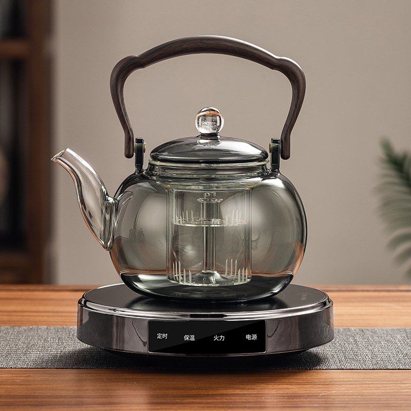 2025新款全玻璃蒸茶壶煮茶器套装