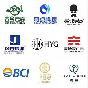 logo设计房地产建材装潢装饰建筑建设标志头像科技传媒公司招牌志