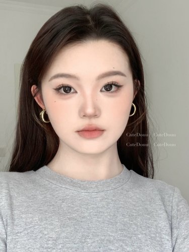 CuteDouu 复古宽环 有耳夹！复古气质耐看金银耳环显脸小耳钉耳饰