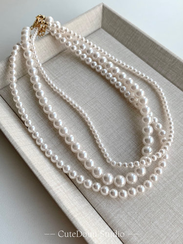 CuteDouu法式典雅气质珍珠项链