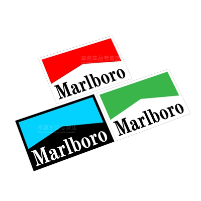 万宝路marlboro汽车贴纸玻璃