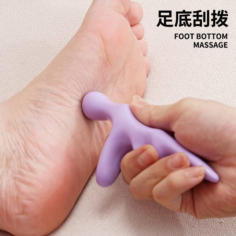肌肉劳损扳机点手动按摩器足底压指压原始点筋膜放松徒手