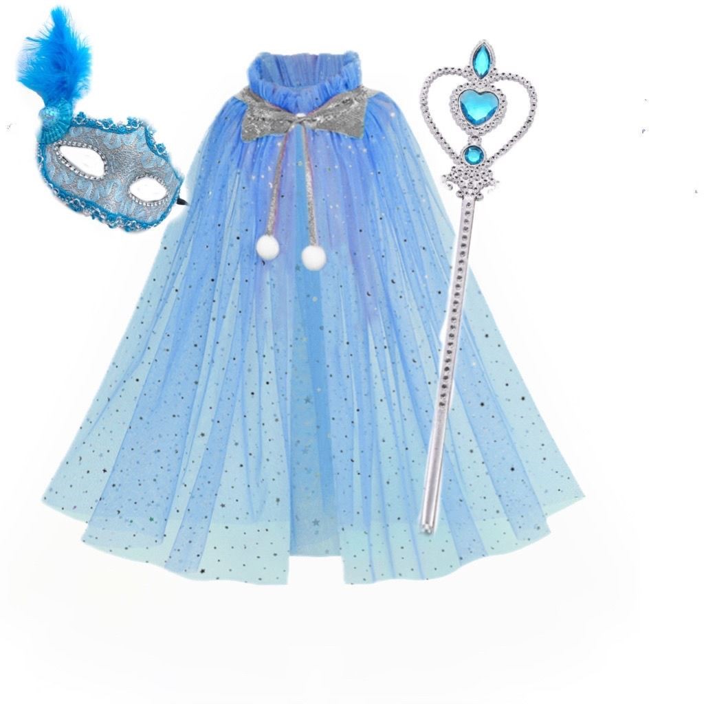 儿童皇冠冰雪魔法棒包包套装公主头饰女童王冠发饰品