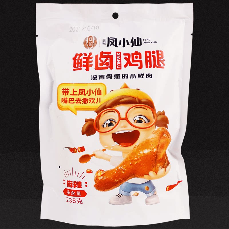 凤起五香味卤鸡腿238g五香图片