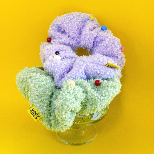 UODYCOCO原创绒绒大肠发圈毛茸茸慵懒风发饰高级感马尾丸子头发绳