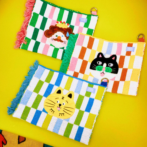 uodycoco原创针织纸巾包中古创意