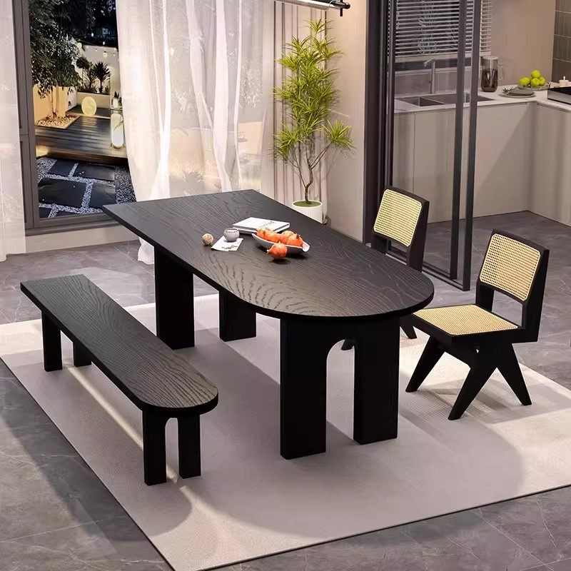 实木法式复古餐桌椅组合家用客厅小户型饭桌长方形桌子工作台长桌,住宅家具,实木餐桌,淘宝优惠券,粉丝福利购,淘宝优惠卷