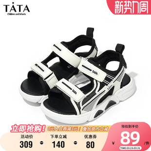 TATA他她童鞋男女童运动凉鞋夏季轻便透气宝宝鞋时尚百搭露趾鞋子