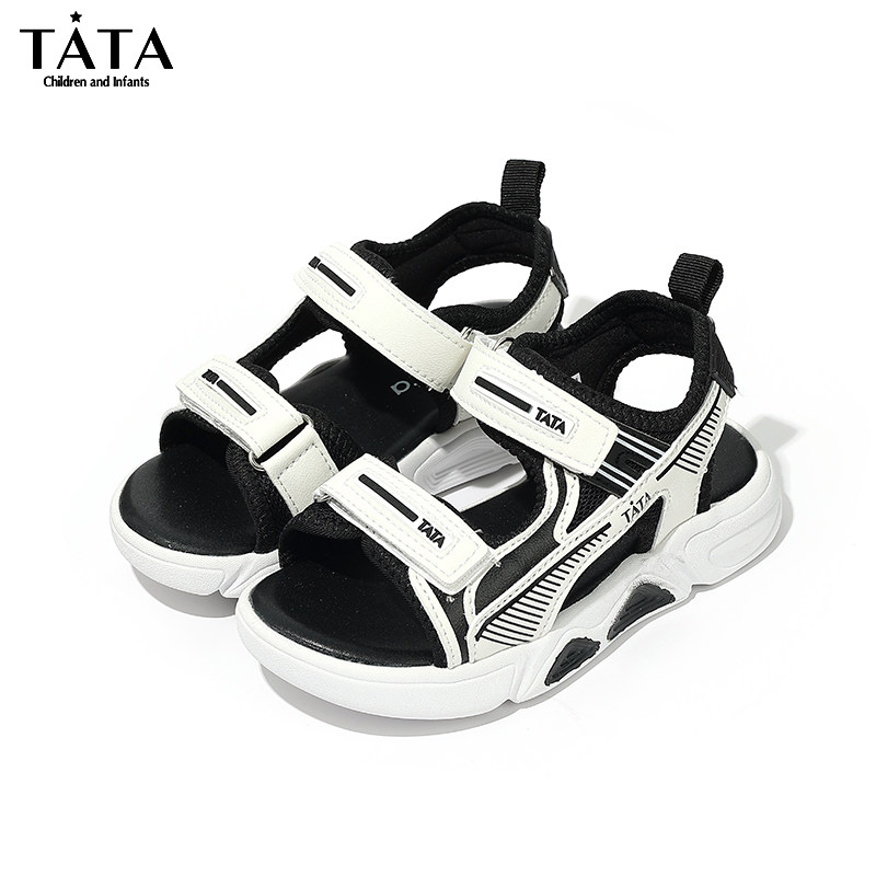 TATA他她童鞋男女童运动凉鞋夏季轻便透气宝宝鞋时尚百搭露趾鞋子
