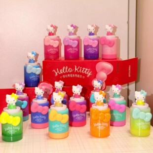 官方正品Hellokitty悸动亮相系列盲盒凯蒂猫摆件萌粒可爱潮玩礼物