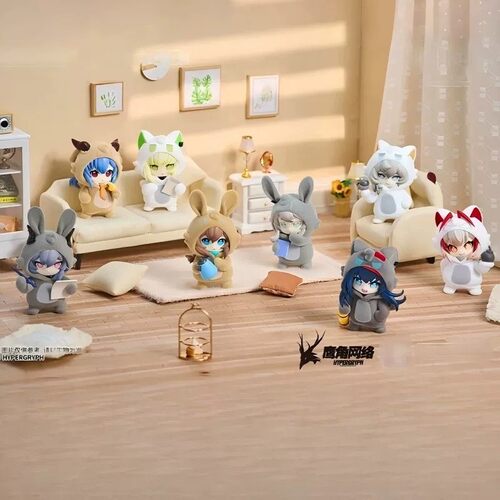 现货正品明日方舟Pajamars Mofu睡衣玩偶服盲盒潮玩手办摆件礼物