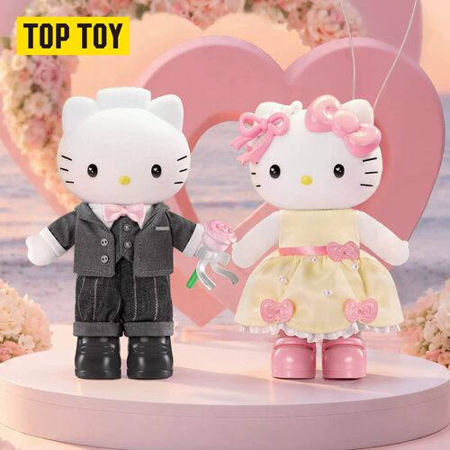 官方正品HelloKitty&DearDaniel世纪婚礼系列毛绒盲盒送女生礼物