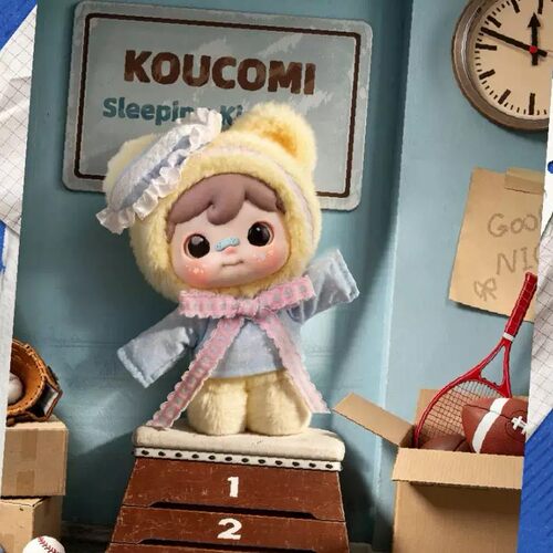 现货正品范趣町KOUCOMl我是大王系列毛绒盲盒挂件潮玩公仔礼物女