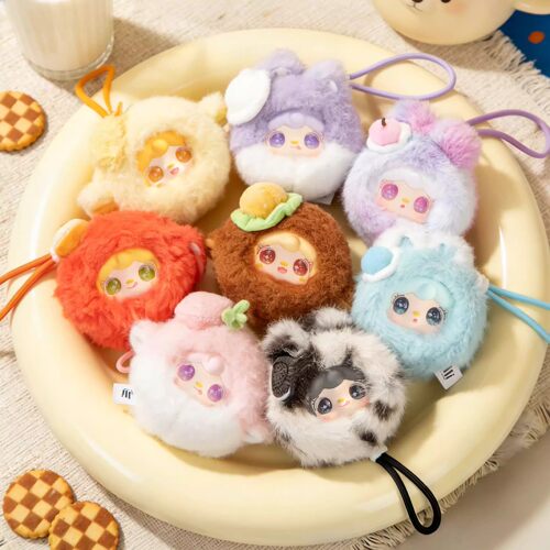 现货正品氧氧Yooki镜梳热量充电站系列毛绒挂件盲盒潮玩公仔礼物