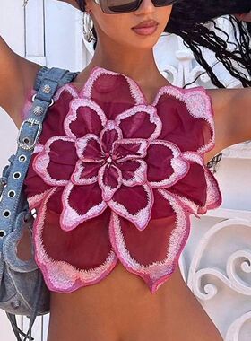 Lace vest wrapped around the chest for women防走光裹胸背心女