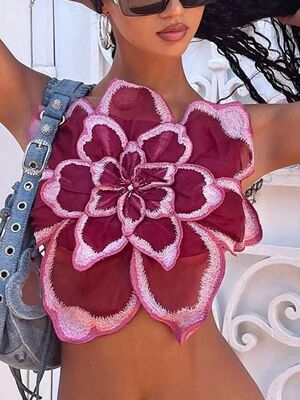 Lace vest wrapped around the chest for women防走光裹胸背心女