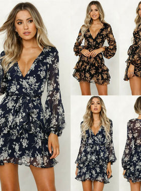 Summer Beach Casual Evening Party Short Sundress Mini Dress