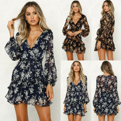 Summer Beach Casual Evening Party Short Sundress Mini Dress