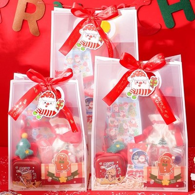 圣诞礼品袋2025新款圣诞节礼品包装苹果袋高级感平安果包装袋子