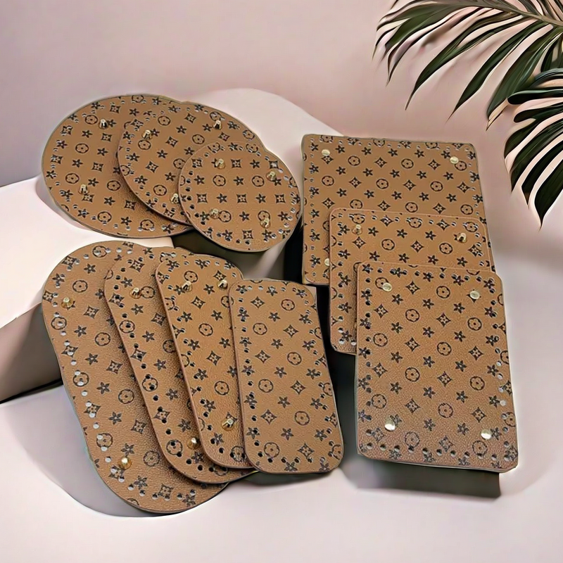 包底配件高档印花皮革底座底托手工编织包配件的PU皮革包底diy,箱包皮具/热销女包/男包,包袋配件,淘宝优惠券,粉丝福利购,淘宝优惠卷