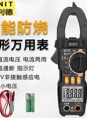 交直流钳表盛利德直流电流钳表高精度多功能电容卡表S210万用表