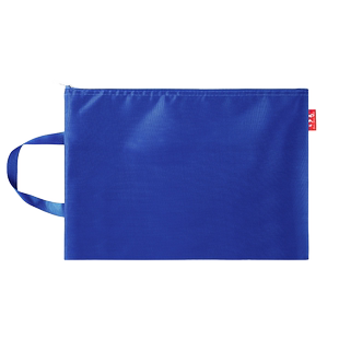 A4手提拉链袋牛津帆布文件袋科目袋办事收纳 文件包资料袋商务人口普查会议公文袋定制支持印刷可订做LOGO