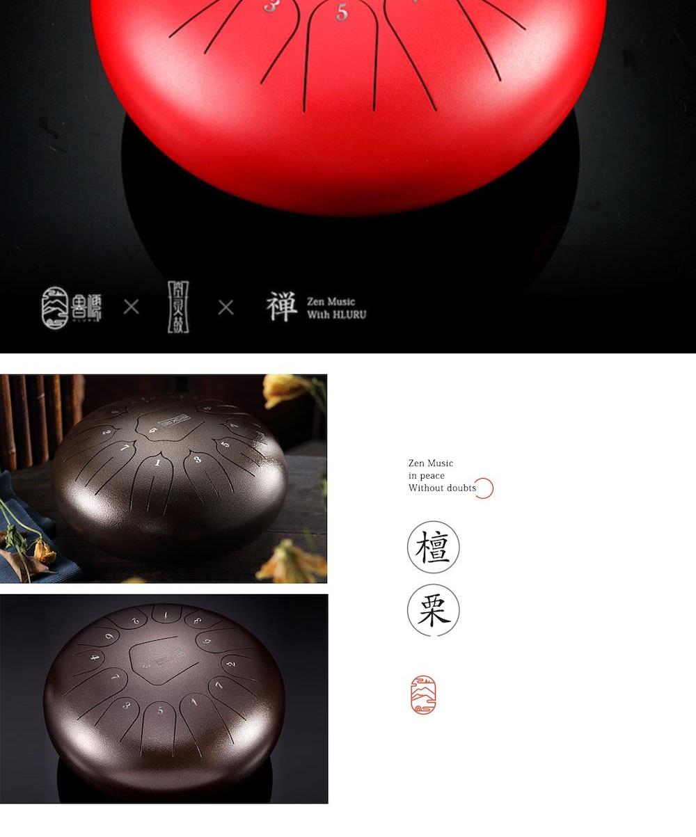 Nhạc trống Ethereal quên lo lắng trống màu trống rỗng người mới bắt đầu nhạc cụ 13 âm thanh đầy đủ người lớn trẻ em tay món ăn trống không lo trống thép lưỡi trống - Nhạc cụ phương Tây kèn harmonica